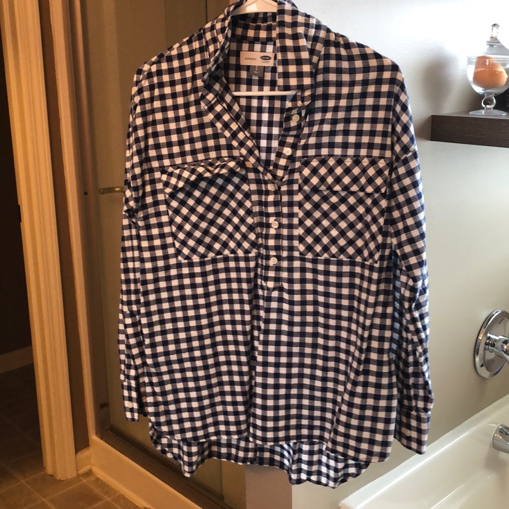 Old Navy gingham tunic